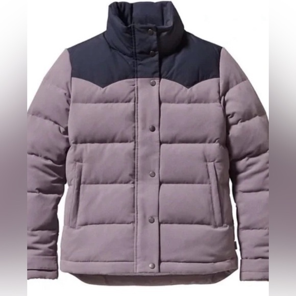 Patagonia Jackets & Blazers - Patagonia Mauve and Black Puffer Jacket